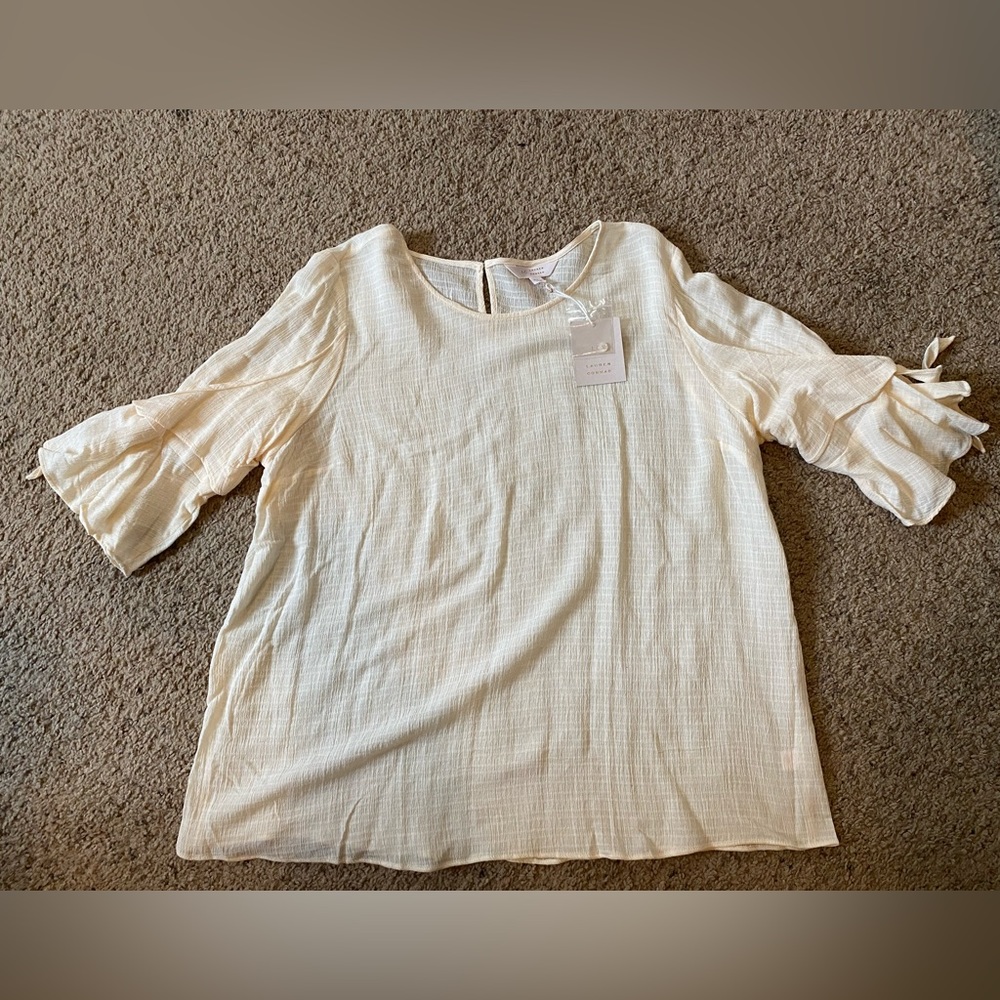 Lauren Conrad White Blouse Size XXL